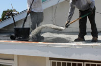 Patient End flat roofing repair